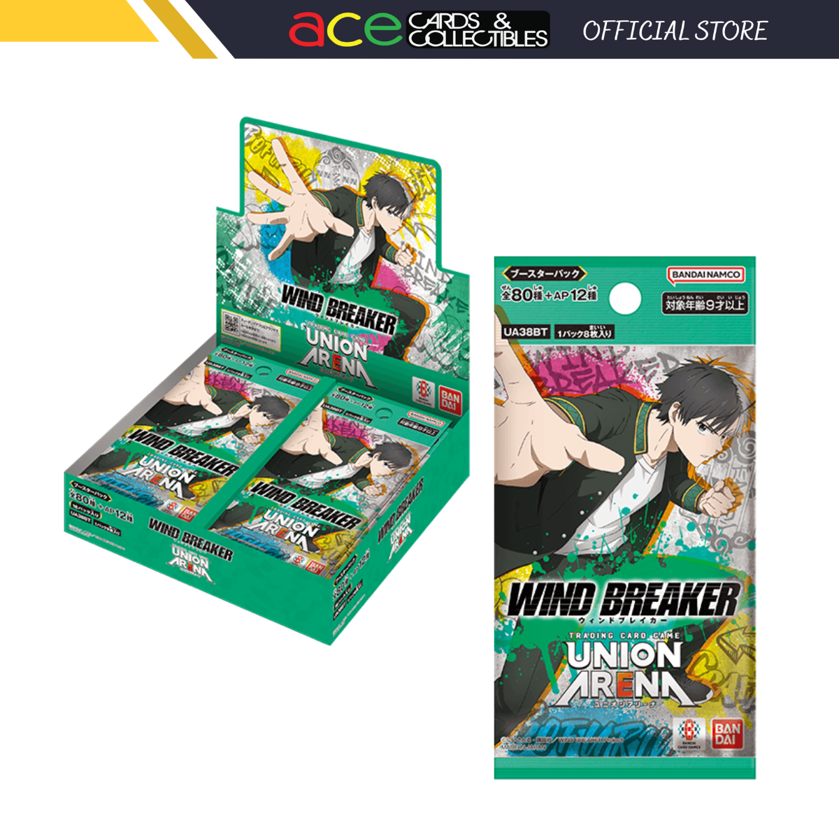 Union Arena TCG Booster "Wind Breaker" [UA38BT]-Booster Pack-Bandai Namco-Ace Cards & Collectibles