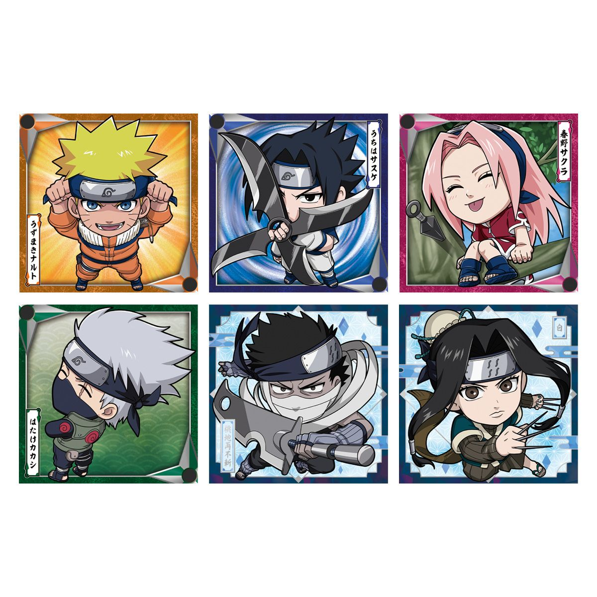 Naruto Shippuden Deformer Ninkai Seal Wafer Vol.3-Single Pack (Random)-Bandai-Ace Cards &amp; Collectibles