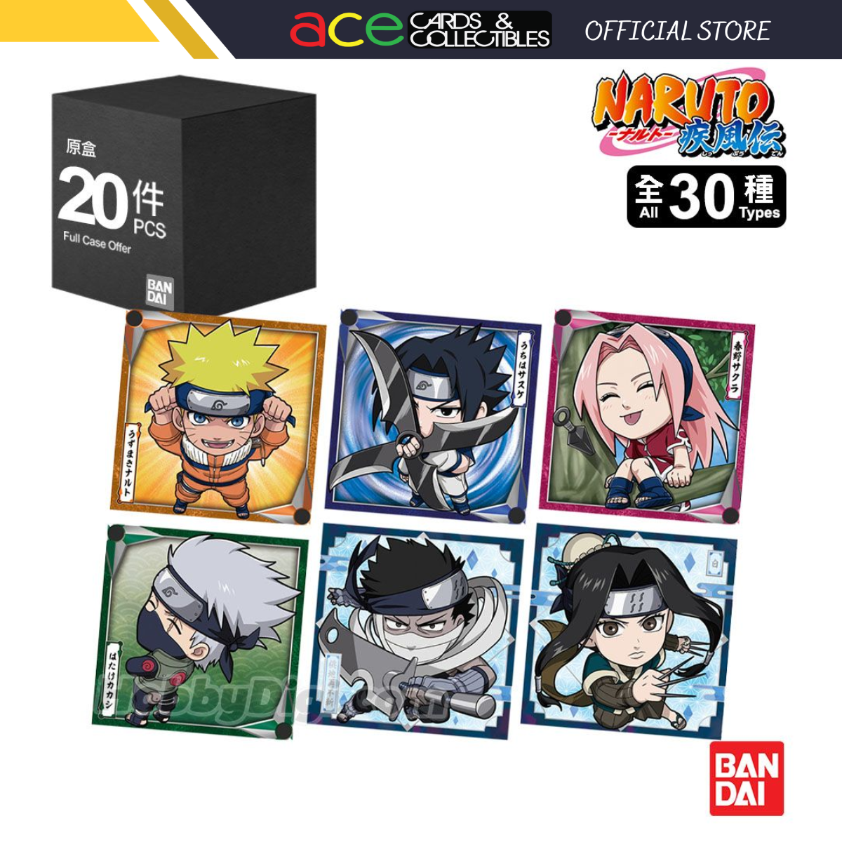 Naruto Shippuden Deformer Ninkai Seal Wafer Vol.3-Single Pack (Random)-Bandai-Ace Cards &amp; Collectibles