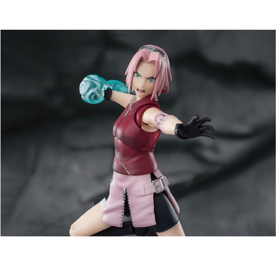 Naruto Shippuden S.H.Figuarts &quot;Sakura Haruno&quot; (Inheritor of Tsunade&#39;s Indominable Will) Re-Run-Bandai-Ace Cards &amp; Collectibles