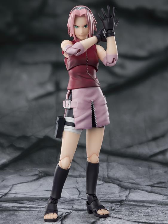 Naruto Shippuden S.H.Figuarts &quot;Sakura Haruno&quot; (Inheritor of Tsunade&#39;s Indominable Will) Re-Run-Bandai-Ace Cards &amp; Collectibles