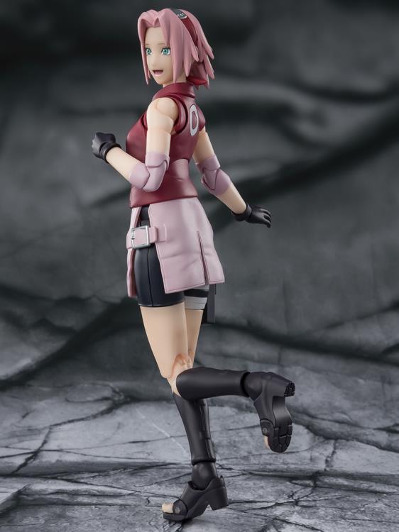 Naruto Shippuden S.H.Figuarts &quot;Sakura Haruno&quot; (Inheritor of Tsunade&#39;s Indominable Will) Re-Run-Bandai-Ace Cards &amp; Collectibles