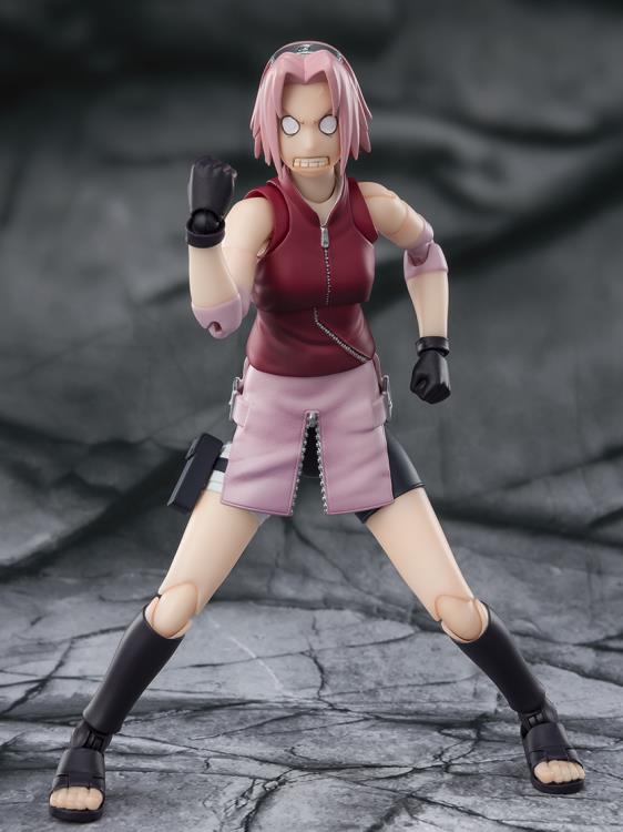 Naruto Shippuden S.H.Figuarts &quot;Sakura Haruno&quot; (Inheritor of Tsunade&#39;s Indominable Will) Re-Run-Bandai-Ace Cards &amp; Collectibles