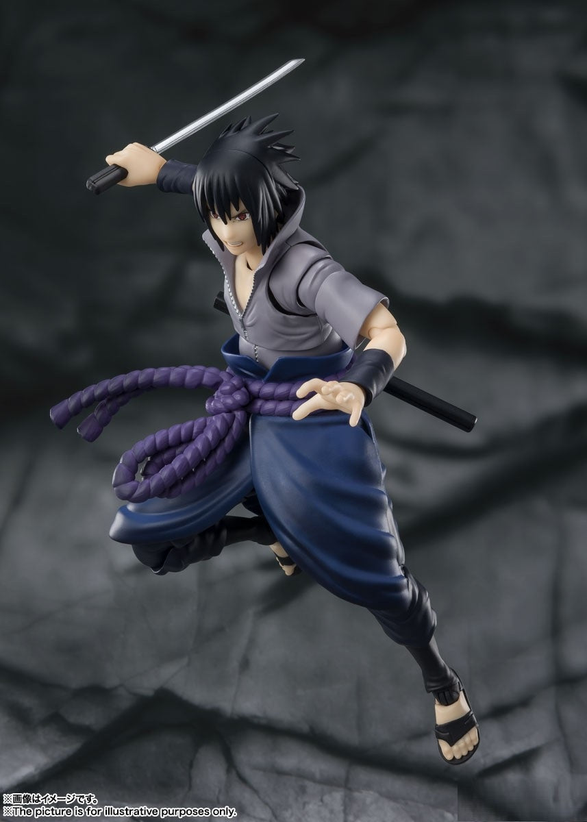 Naruto Shippuden S.H.Figuarts &quot;Sasuke Uchiha&quot; (Completed) Re-Run-Bandai-Ace Cards &amp; Collectibles