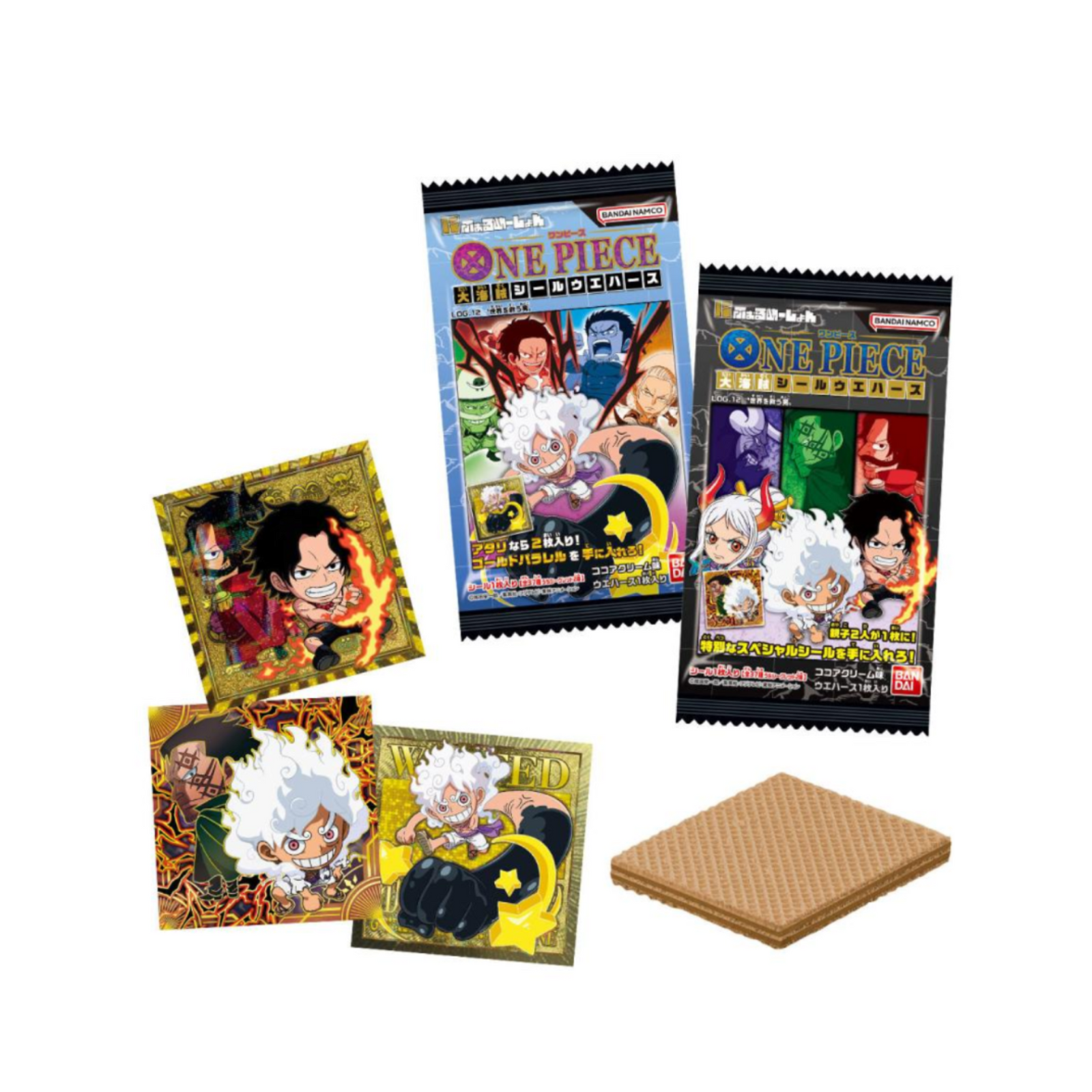 ONE PIECE Great Pirate Seal Wafer Log.12-Single Pack (Random)-Bandai-Ace Cards & Collectibles