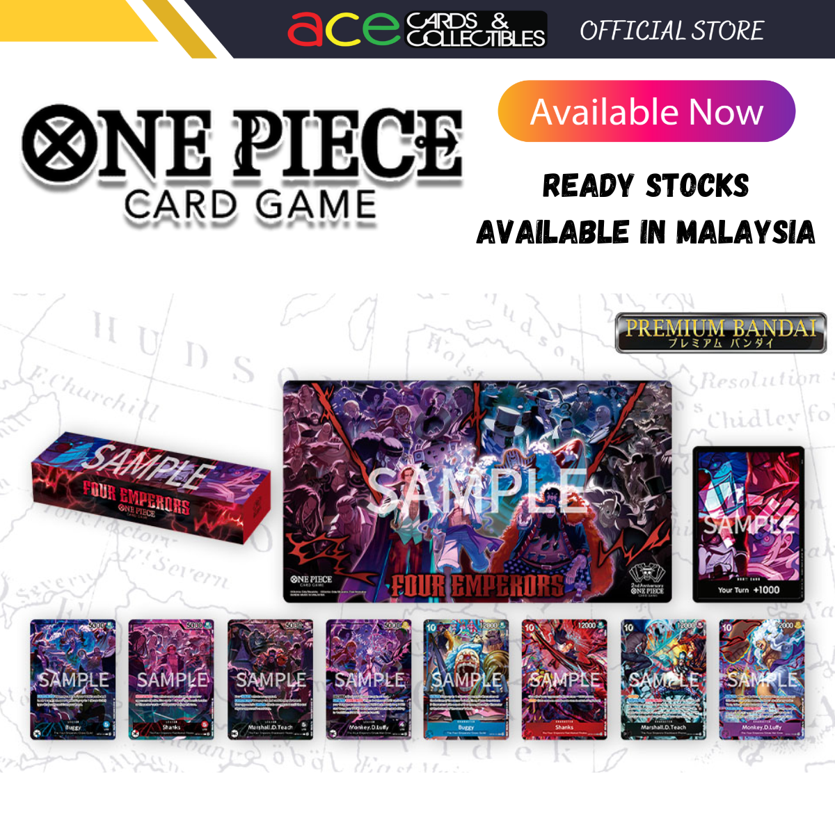 One Piece Card Game Box Set - 2nd Anniversary Set (English)-Bandai-Ace Cards & Collectibles