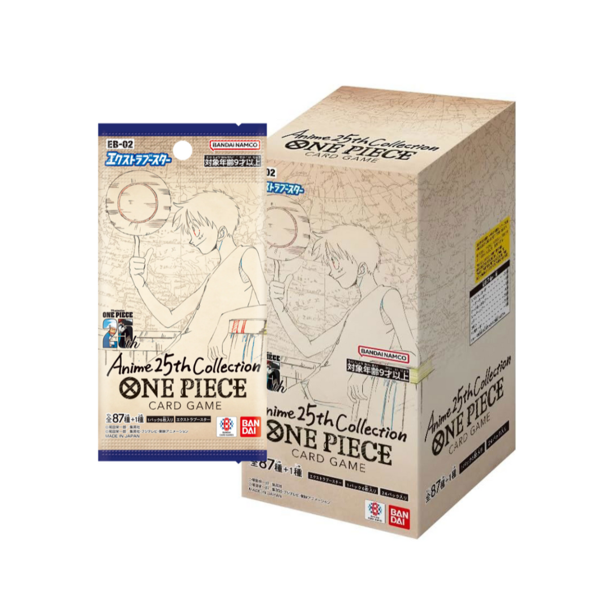 One Piece Card Game - Extra Booster Anime 25th Collection [EB-02] (Japanese)-Single Pack (Random)-Bandai-Ace Cards & Collectibles