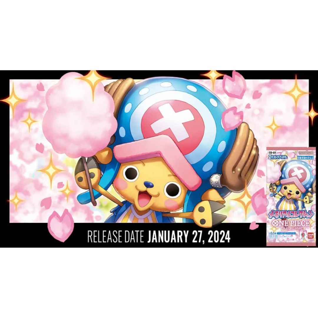 one piece chopper booster box TCG EB01 Extra Memorial Collection (EN) BANDAI One Piece Trading Card