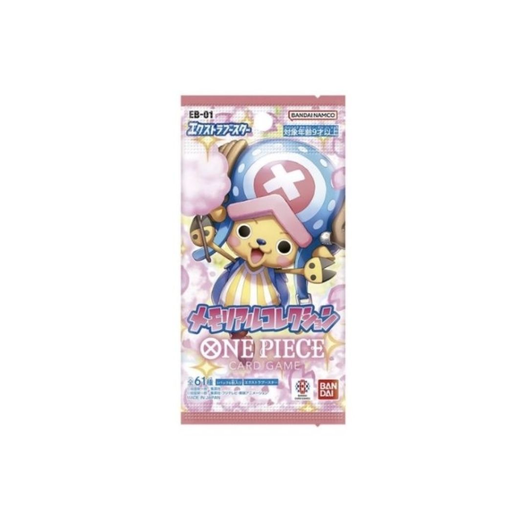 One Piece Card Game - Extra Booster Memorial Collection [EB-01] (Japanese)-Single Pack (Random)-Bandai-Ace Cards & Collectibles