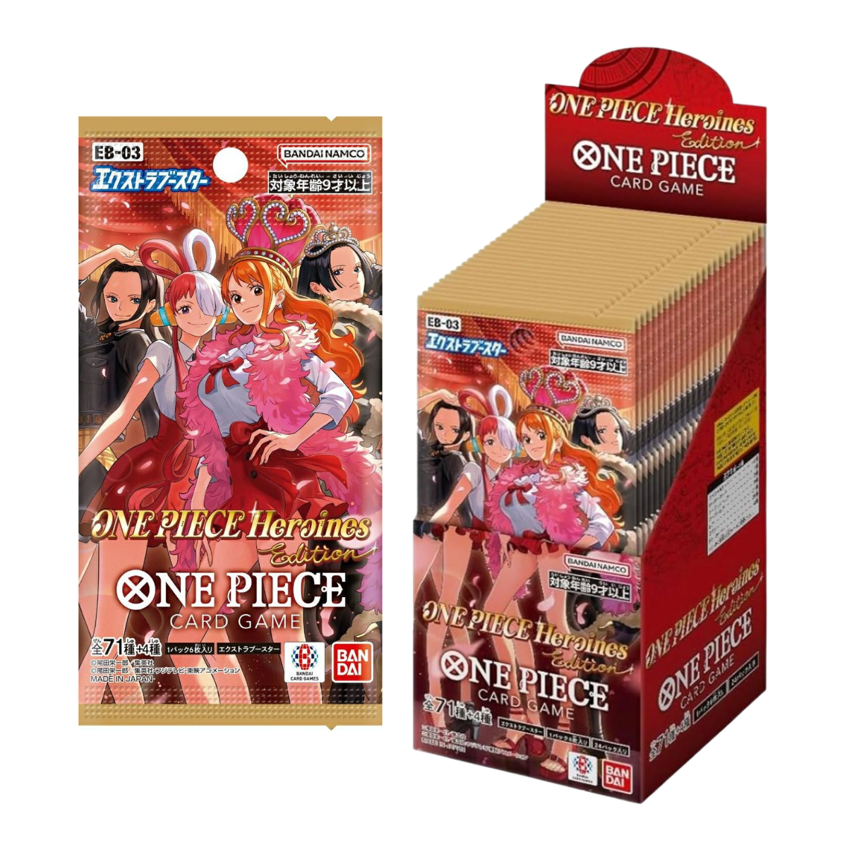 One Piece Card Game Extra Booster ONE PIECE Heroines Edition [EB-03] (Japanese)-Single Pack (Random)-Bandai-Ace Cards & Collectibles