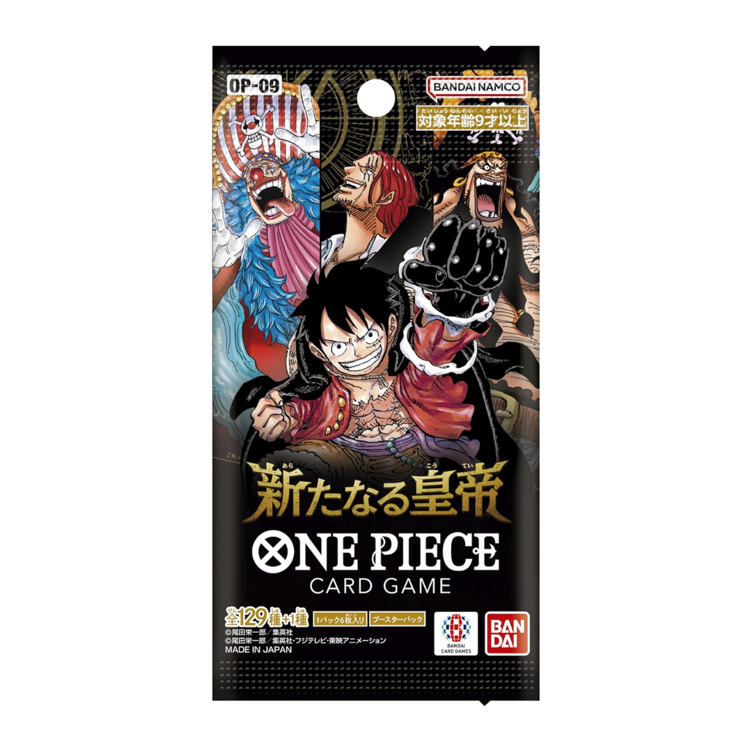 One Piece Card Game - Four Emperor [OP-09] (Japanese)-Single Pack (Random)-Bandai-Ace Cards &amp; Collectibles