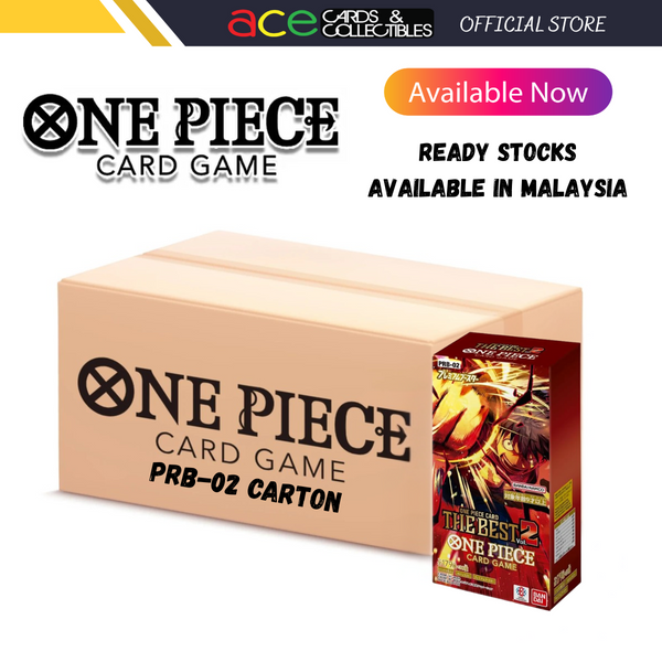 One Piece Card Game - Premium Booster [PRB-02] Carton (Japanese) - 20 Boxes-Bandai-Ace Cards & Collectibles