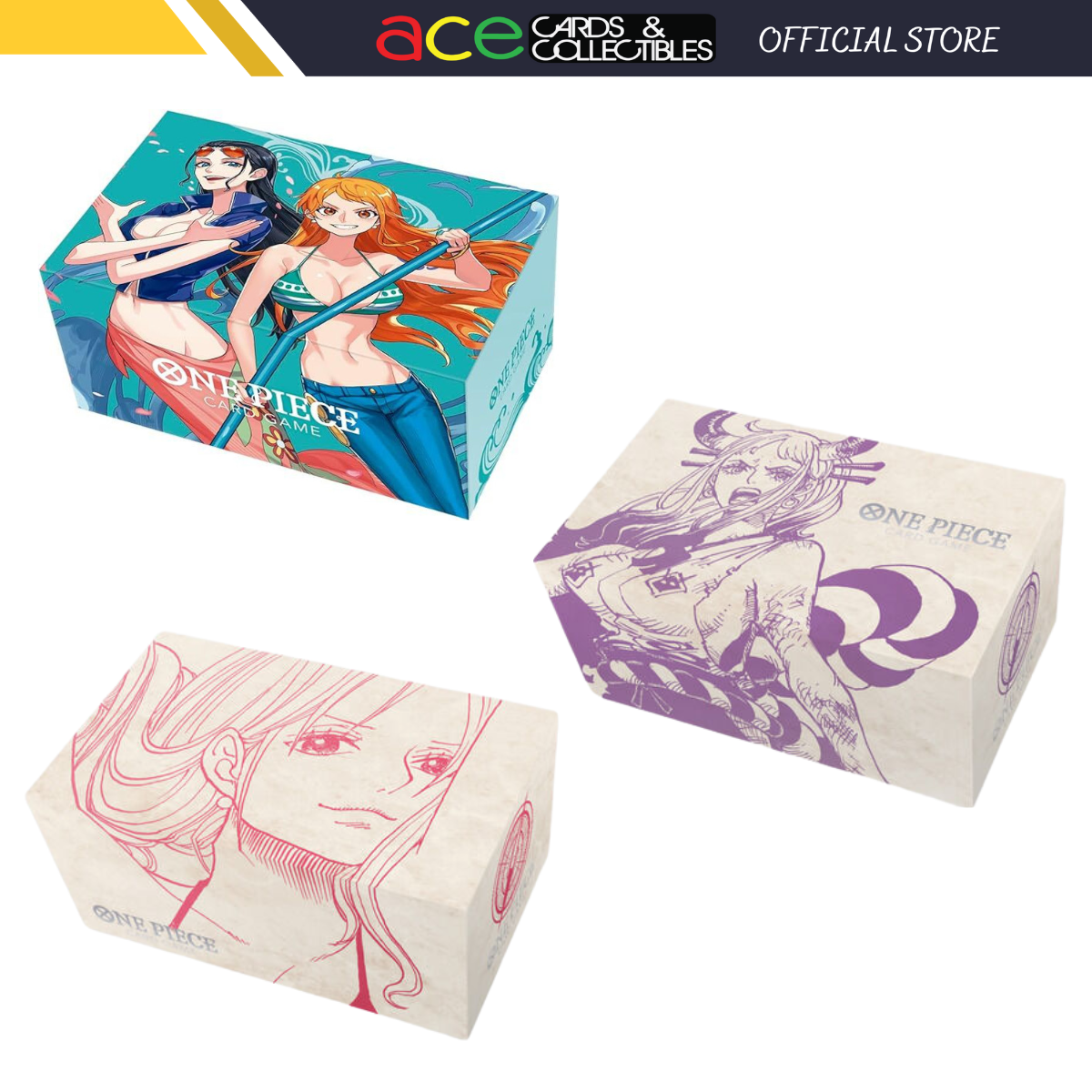 One Piece Card Game Premium Storage Box "Nami & Robin / Nami / Yamato-Nami & Robin-Bandai-Ace Cards & Collectibles