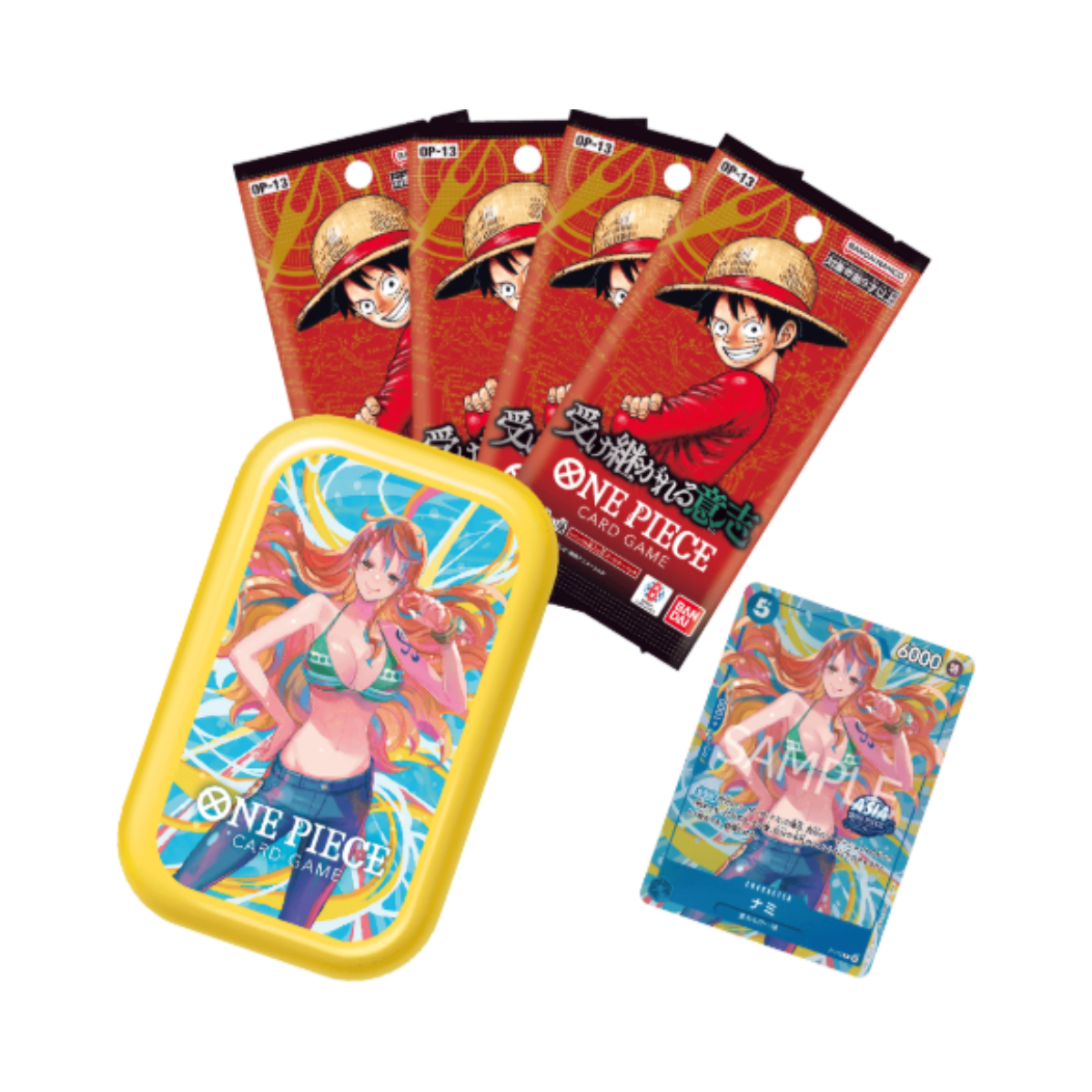 One Piece Card Game [TS-02] Tin Pack Set Vol.2 (Japanese)-Nami-Yellow-Bandai-Ace Cards & Collectibles