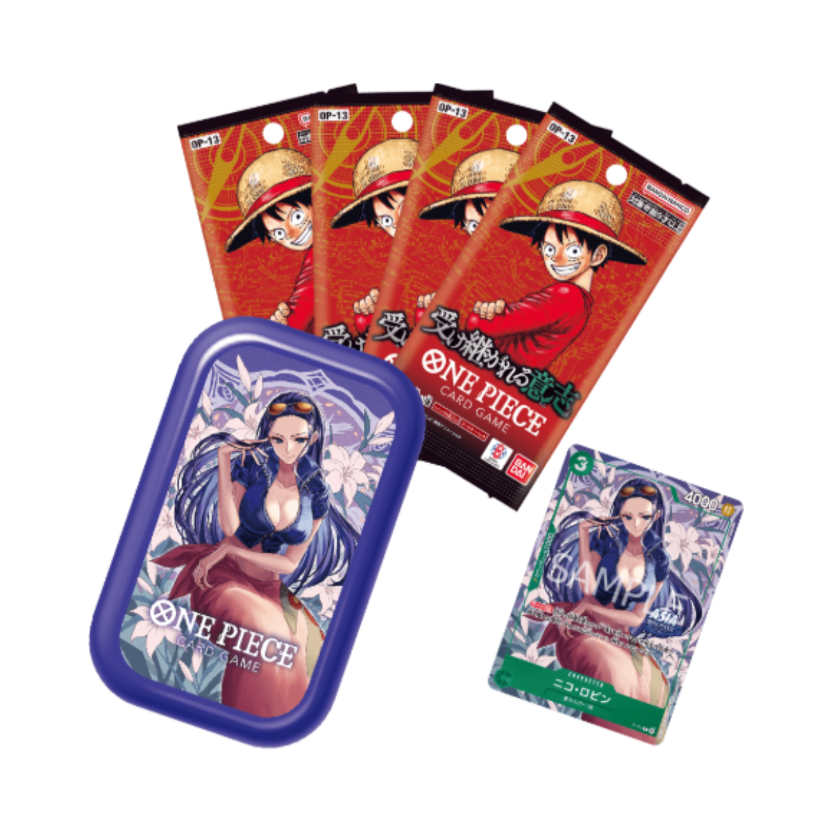 One Piece Card Game [TS-02] Tin Pack Set Vol.2 (Japanese)-Robin-Dark Purple-Bandai-Ace Cards & Collectibles