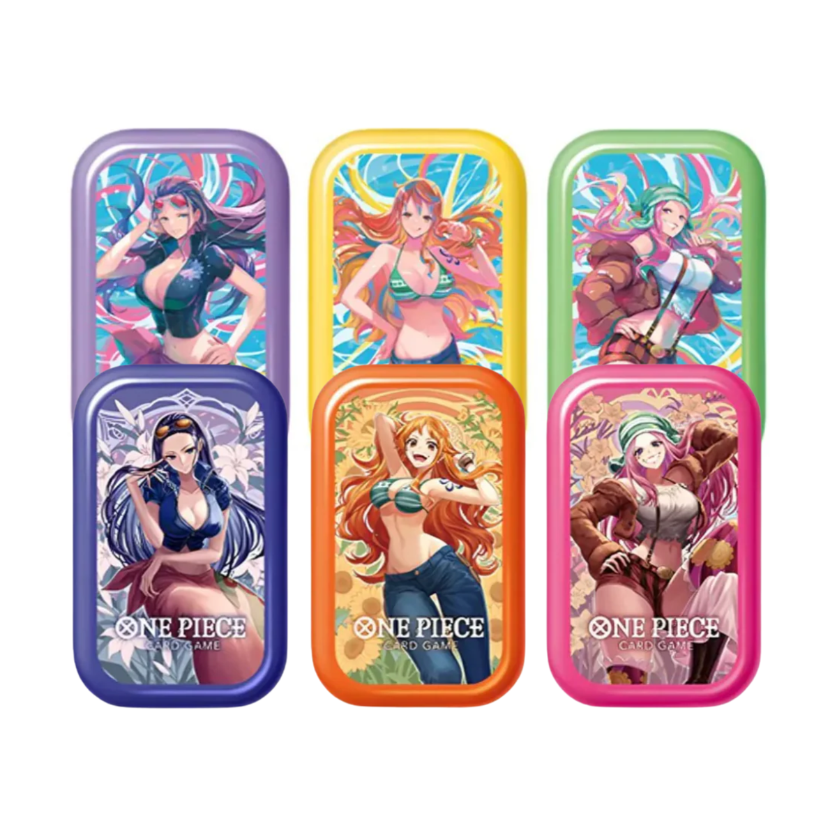 One Piece Card Game [TS-02] Tin Pack Set Vol.2 (Japanese)-Set of 6 (Ladies)-Bandai-Ace Cards & Collectibles