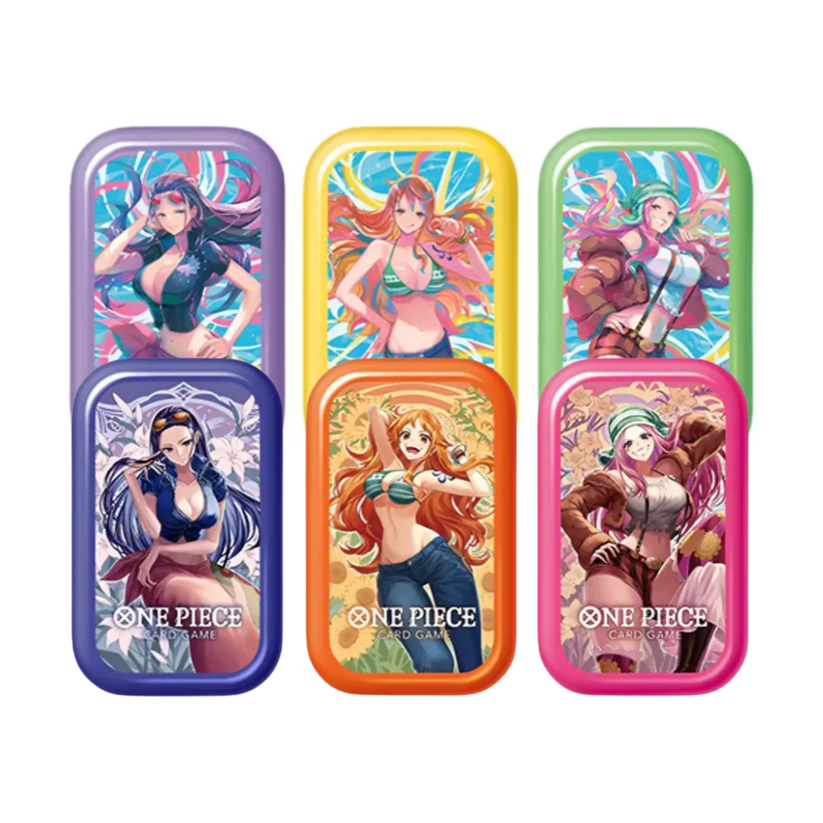 One Piece Card Game [TS-02] Tin Pack Set Vol.2 (Japanese)-Set of 6 (Ladies)-Bandai-Ace Cards & Collectibles