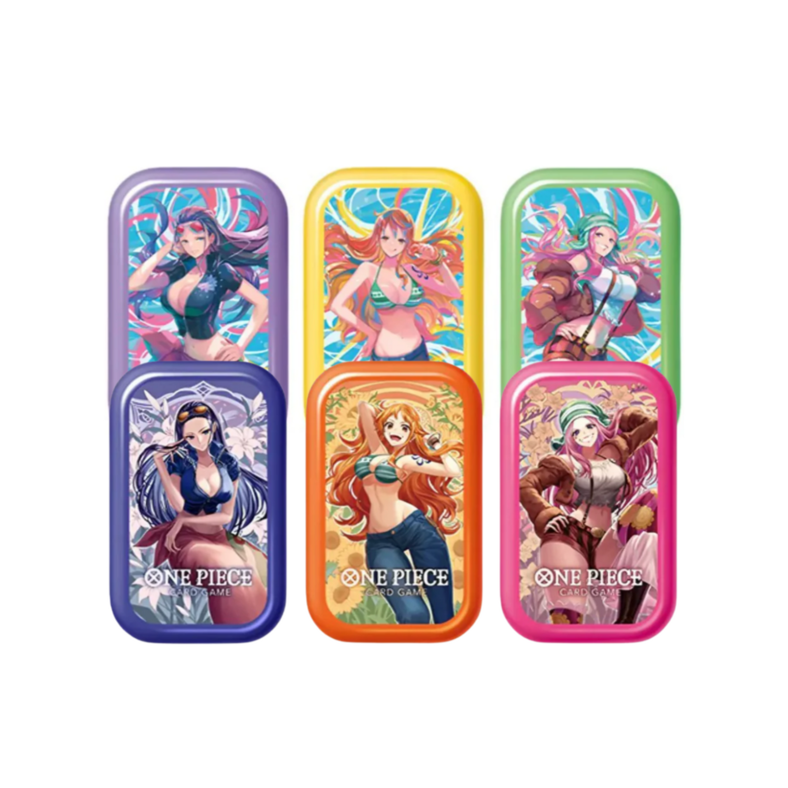 One Piece Card Game [TS-02] Tin Pack Set Vol.2 (Japanese)-Set of 6 (Ladies)-Bandai-Ace Cards & Collectibles