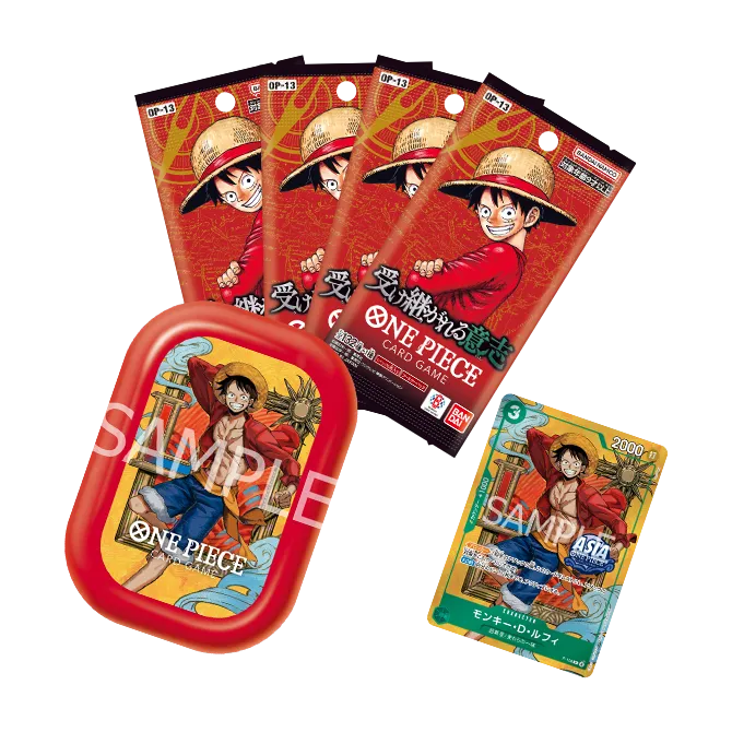 One Piece Card Game [TS-03] Tin Pack Set Vol.3 (Japanese)-Luffy Red-Bandai-Ace Cards & Collectibles