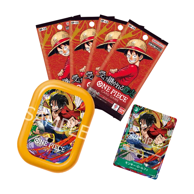 One Piece Card Game [TS-03] Tin Pack Set Vol.3 (Japanese)-Luffy Yellow-Bandai-Ace Cards & Collectibles