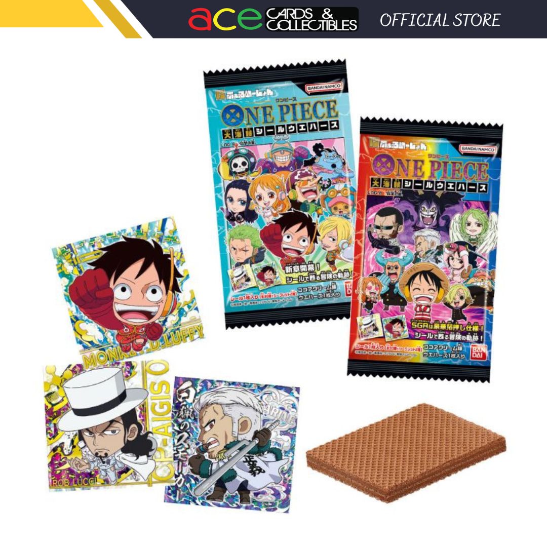 One Piece Great Pirate Seal Wafers Log.8-Single Pack (Random)-Bandai-Ace Cards &amp; Collectibles