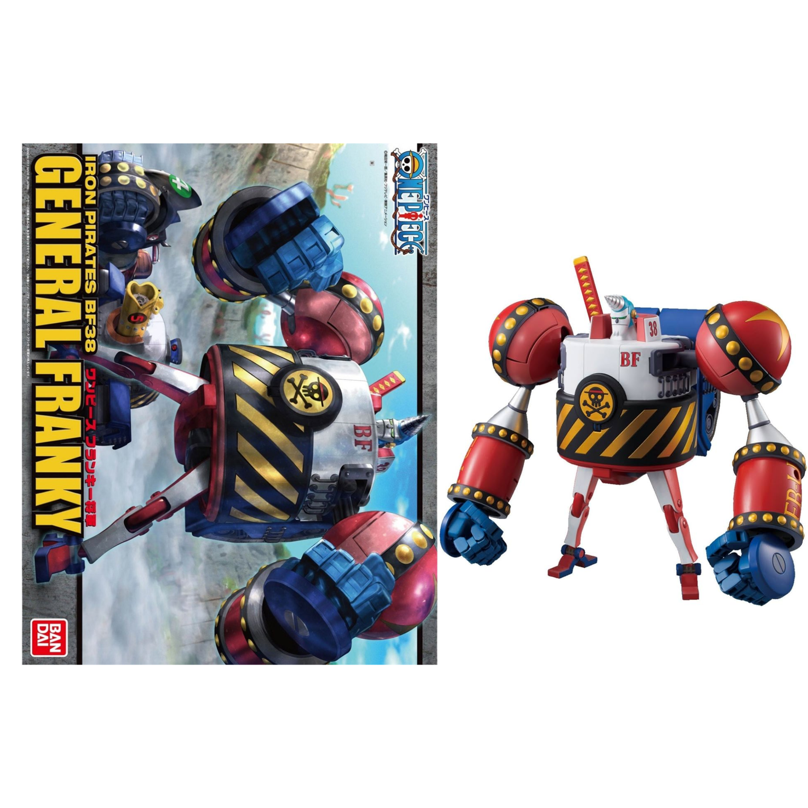 One Piece Plastic Model Kit "Franky" (General Franky)-Bandai-Ace Cards & Collectibles