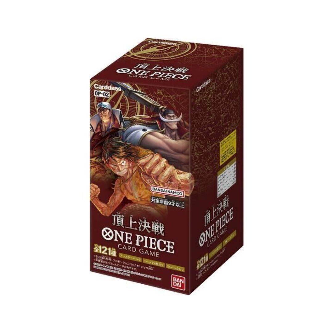 One Piece TCG: Booster Box PRB-01 / OP-05 / OP-09 / OP-10 / OP-11 / OP-12-OP-02-Bandai-Ace Cards &amp; Collectibles