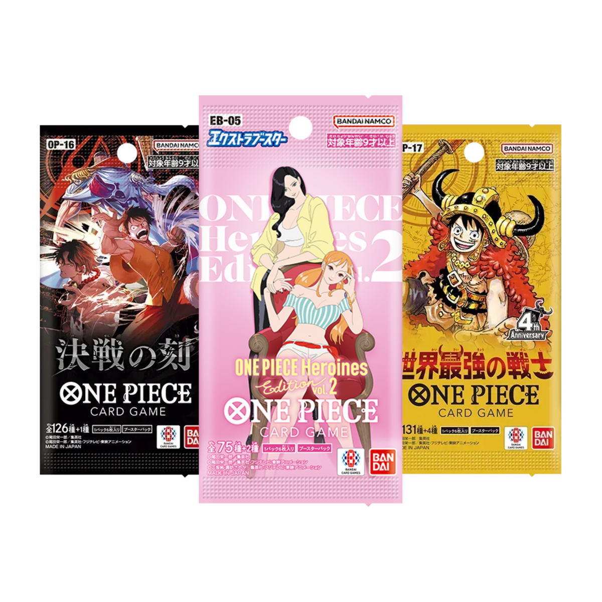 One Piece TCG: Booster Packs [EB-05/OP-17/OP-16/OP-15/OP-14/OP-13/EB-03/OP-05] (Japanese)-EB-05-Bandai-Ace Cards & Collectibles
