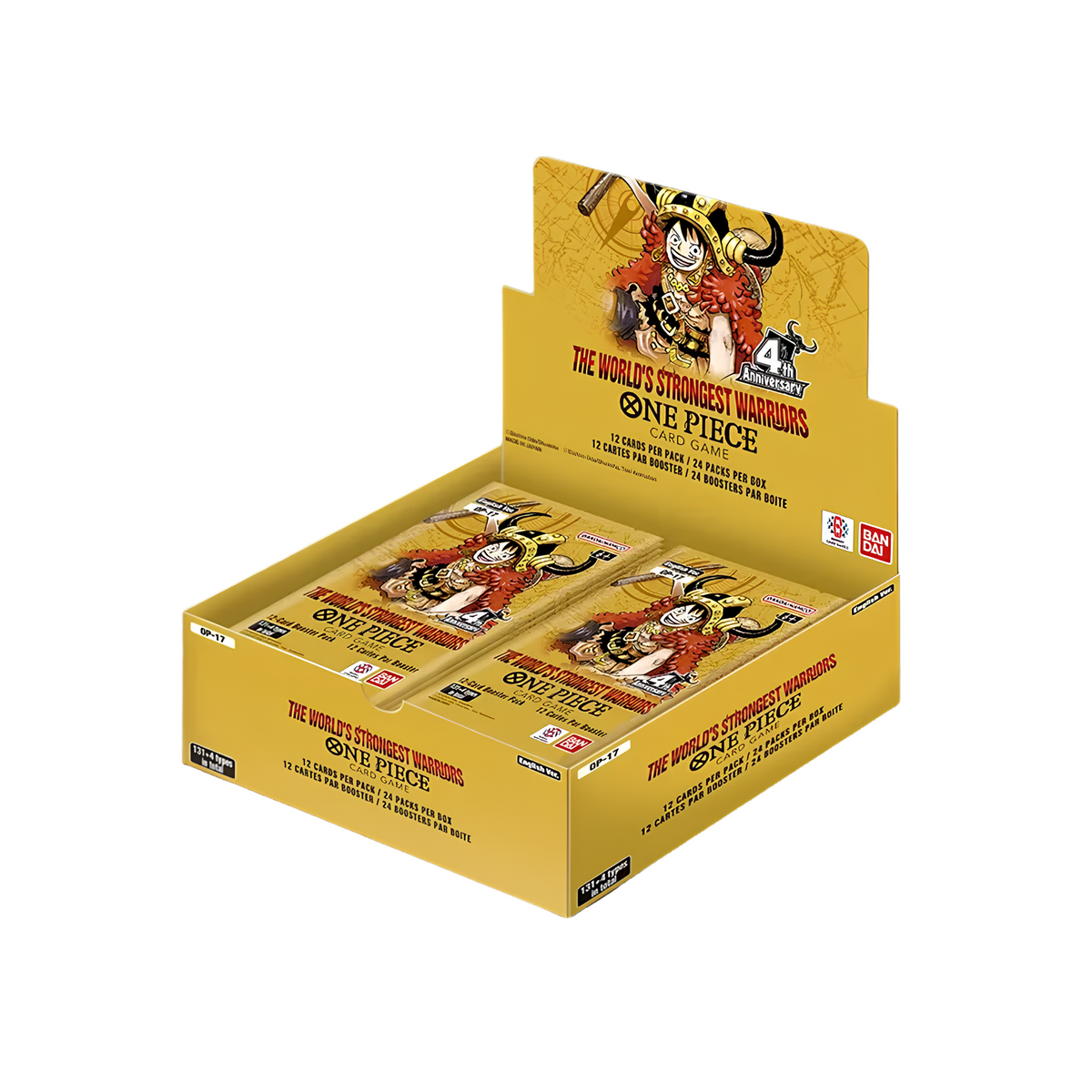 One Piece TCG "The World's Strongest Warriors" Booster [OP-17] (English Ver.)-Booster Box (24pcs)-Bandai-Ace Cards & Collectibles
