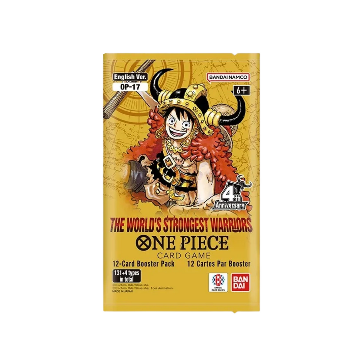 One Piece TCG "The World's Strongest Warriors" Booster [OP-17] (English Ver.)-Booster Pack-Bandai-Ace Cards & Collectibles