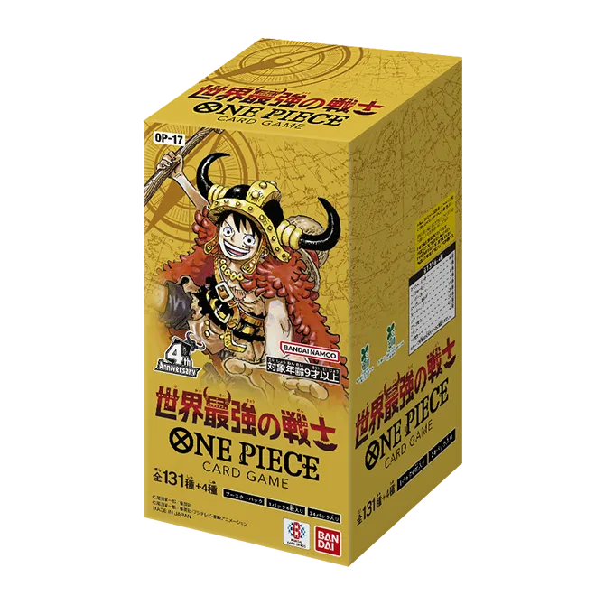 One Piece TCG: The World's Strongest Warriors Booster [OP-17] (Japanese Ver.)-Booster Box (24pcs)-Bandai-Ace Cards & Collectibles