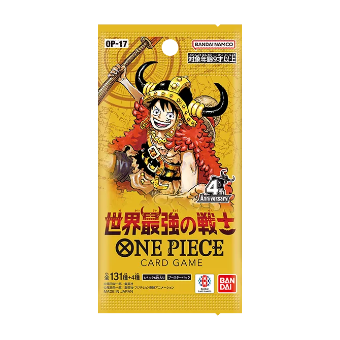 One Piece TCG: The World's Strongest Warriors Booster [OP-17] (Japanese Ver.)-Booster Pack-Bandai-Ace Cards & Collectibles