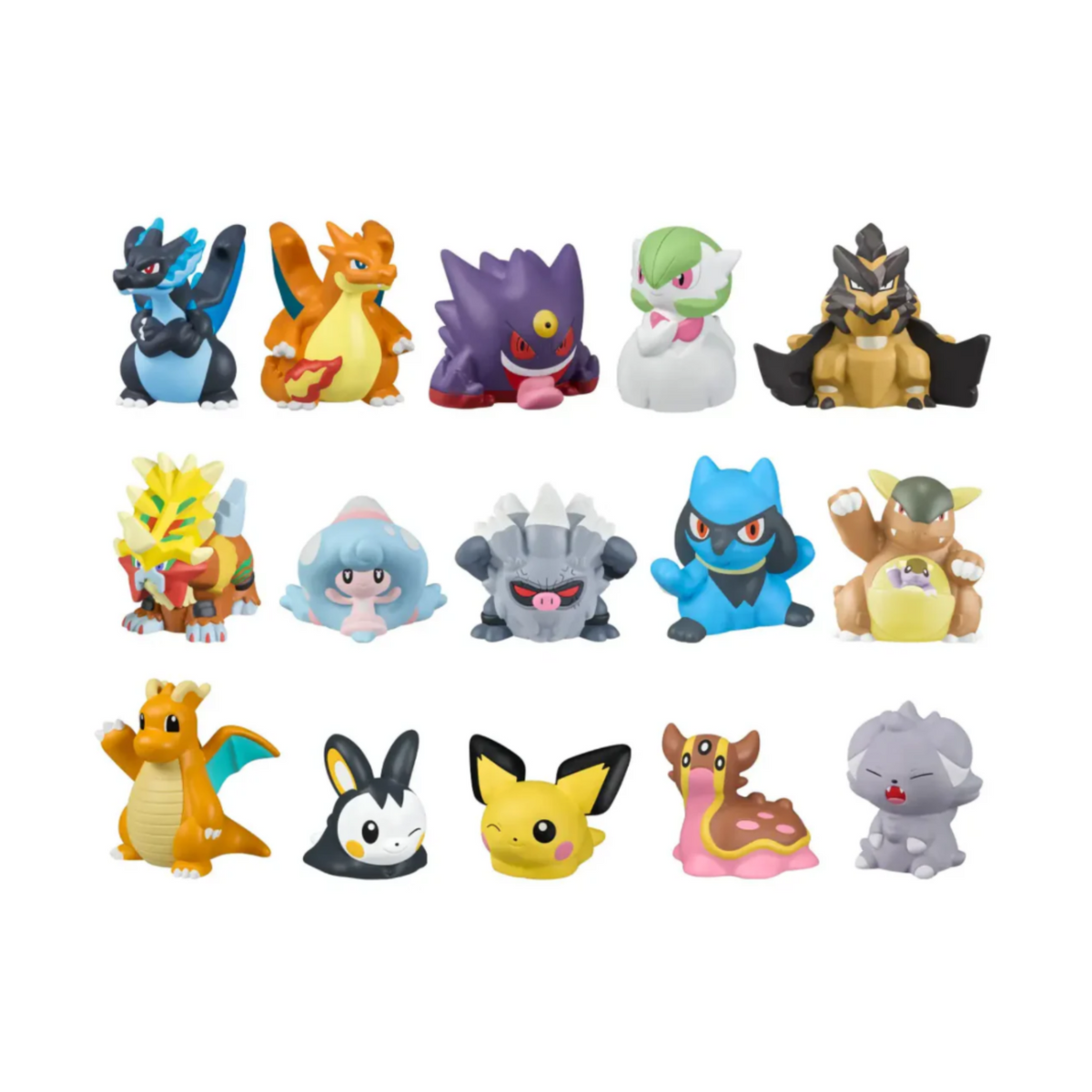 Pokemon Kids Mega Charizard X & Mega Charizard Y (Set of 24) (Shokugan)-Mega Charizard X-Bandai-Ace Cards & Collectibles