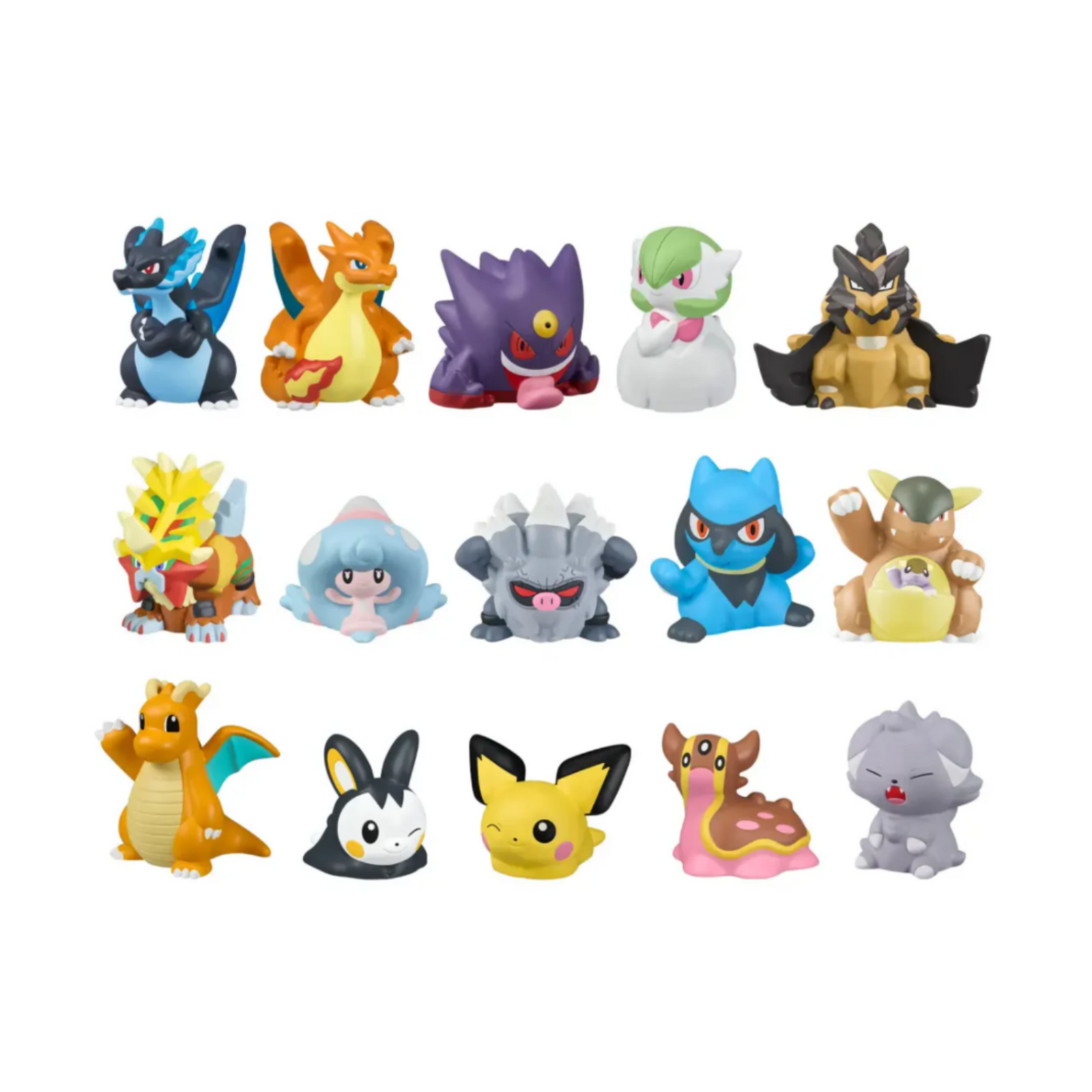 Pokemon Kids Mega Charizard X & Mega Charizard Y (Set of 24) (Shokugan)-Mega Charizard X-Bandai-Ace Cards & Collectibles