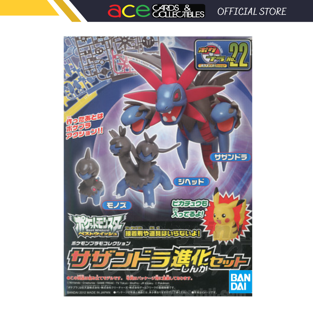 Pokemon Plamo Collection Evolution Series "Sazandora" (Hydreigon)-Bandai-Ace Cards & Collectibles