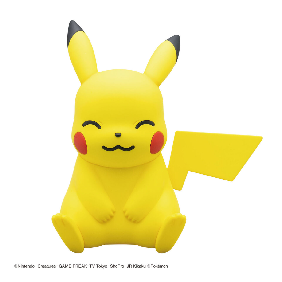 Pokemon Plamo Collection Quick!! &quot;Pikachu&quot; (Sitting Pose Ver.)-Bandai-Ace Cards &amp; Collectibles