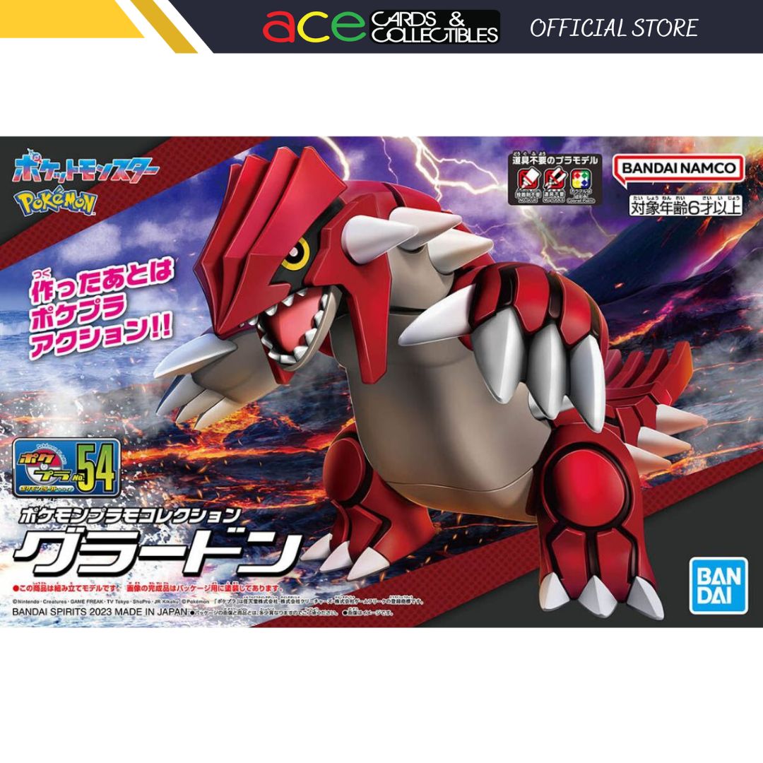 Pokemon Plamo Collection Select Series "Groudon"-Bandai-Ace Cards & Collectibles