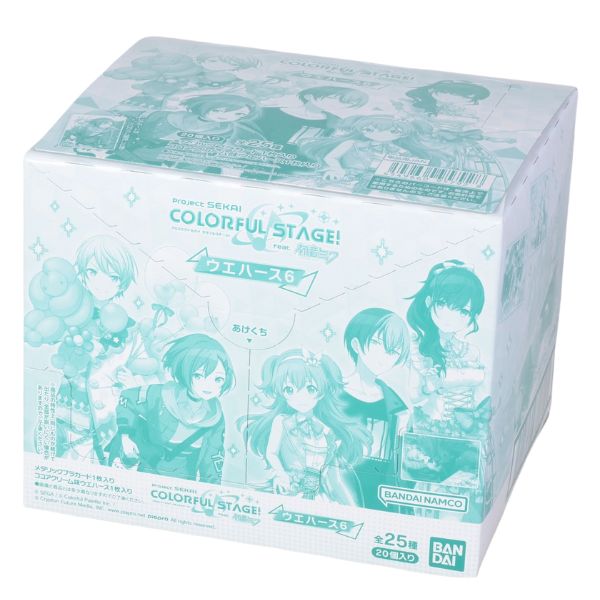 Project Sekai: Colorful Stage Feat. Hatsune Miku Wafer 6-Whole Box (20packs)-Bandai-Ace Cards &amp; Collectibles