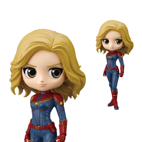 Q Posket -Captain Marvel- (Ver. A)-Bandai-Ace Cards & Collectibles