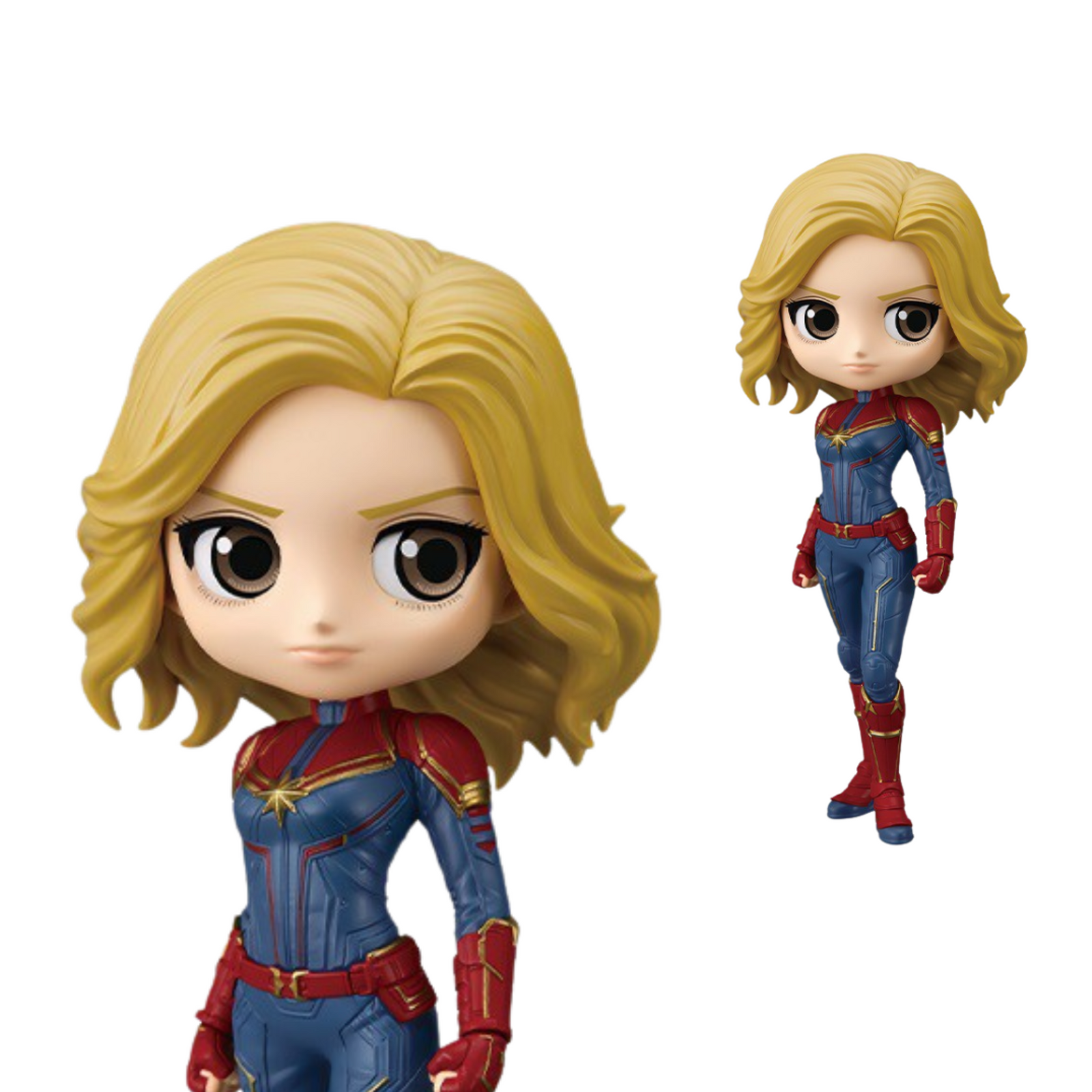 Q Posket -Captain Marvel- (Ver. A)-Bandai-Ace Cards & Collectibles