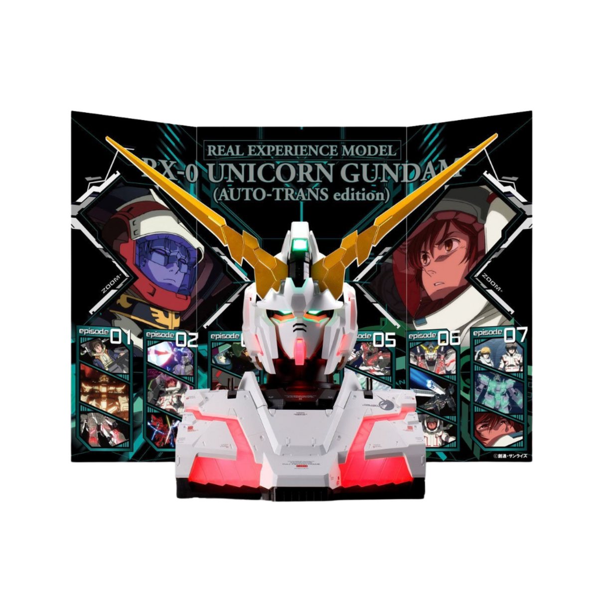 Real Experience Model RX-0 Unicorn Gundam [Auto-Trans Edition]-Bandai-Ace Cards & Collectibles