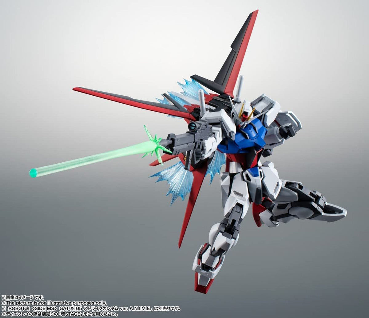 Robot Spirits < Side MS > AQM/E-X01 Aile Striker & Effect Parts Set Ver. A.N.I.M.E.-Bandai-Ace Cards & Collectibles