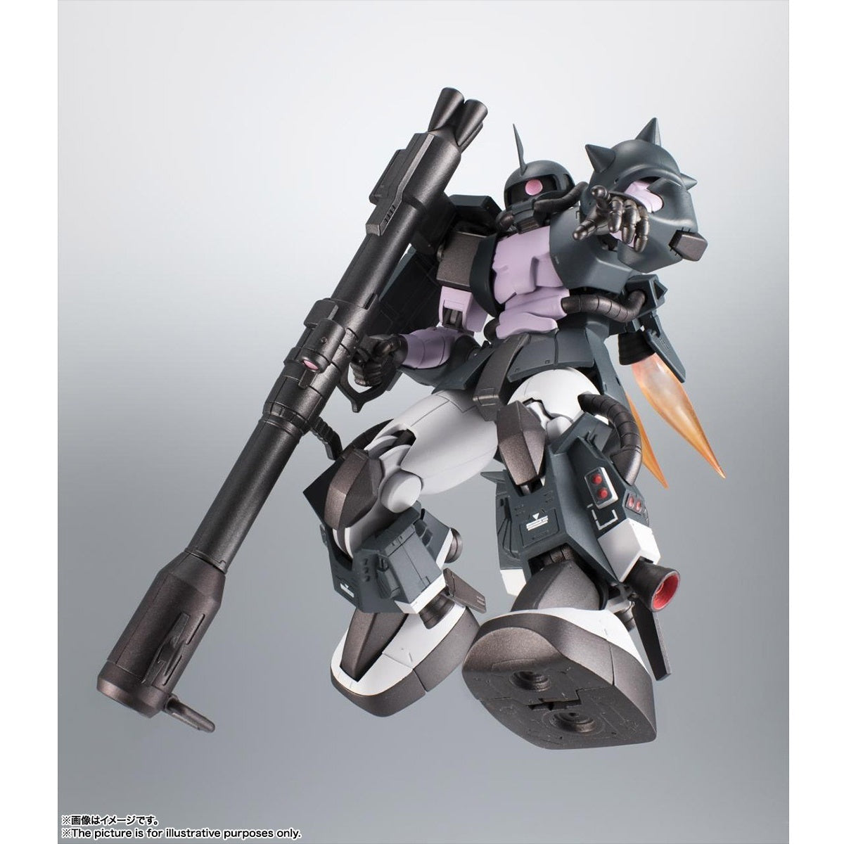 Robot Spirits < Side MS > MS-06R-1A Zaku II High Mobility Type Black Tri Stars Ver. A.N.I.M.E.-Bandai-Ace Cards & Collectibles