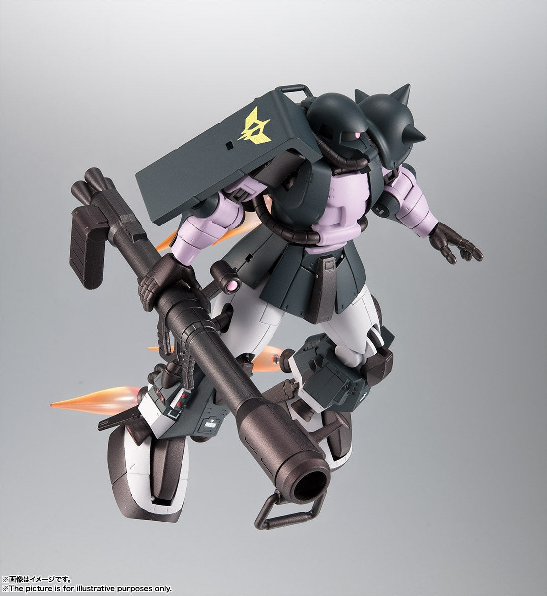 Robot Spirits &lt; Side MS &gt; MS-06R-1A Zaku II High Mobility Type Black Tri Stars Ver. A.N.I.M.E.-Bandai-Ace Cards &amp; Collectibles