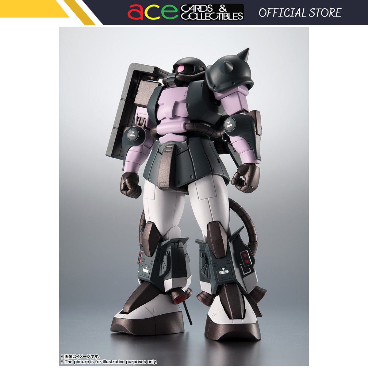 Robot Spirits &lt; Side MS &gt; MS-06R-1A Zaku II High Mobility Type Black Tri Stars Ver. A.N.I.M.E.-Bandai-Ace Cards &amp; Collectibles
