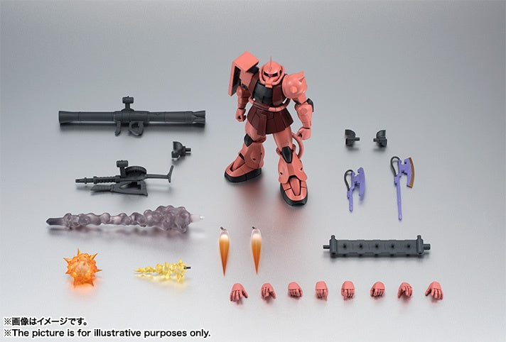 Robot Spirits &lt; Side MS &gt; MS-06S Char&#39;s Zaku II Ver. A.N.I.M.E.-Bandai-Ace Cards &amp; Collectibles