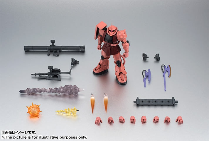 Robot Spirits &lt; Side MS &gt; MS-06S Char&#39;s Zaku II Ver. A.N.I.M.E.-Bandai-Ace Cards &amp; Collectibles