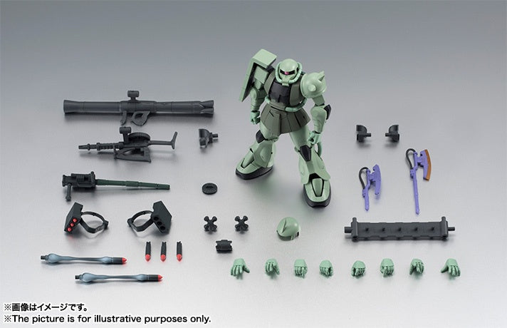 Robot Spirits &lt; Side MS &gt; MS-06S Zaku ver. A.N.I.M.E.-Bandai-Ace Cards &amp; Collectibles