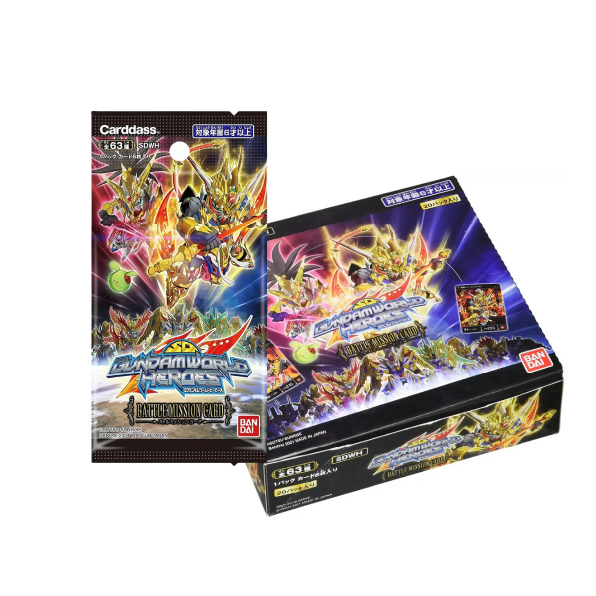 SD Gundam World Heroes Ver. 1 [SDWH]-Single Pack (Random)-Bandai-Ace Cards & Collectibles