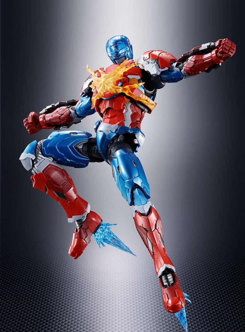 S.H.Figuarts Captain America (Tech-On Avengers) (Completed)-Bandai-Ace Cards &amp; Collectibles
